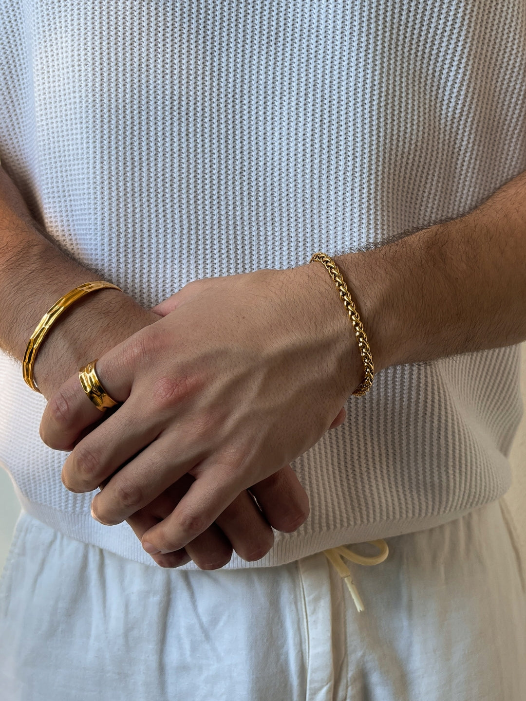 WHEAT BRACELET 5MM | 18K Gold