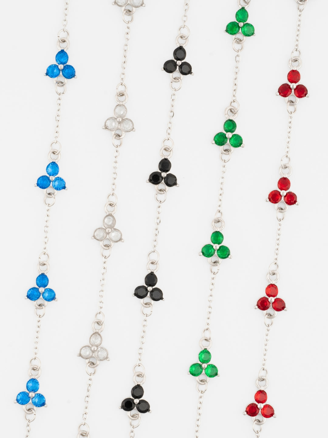 WHITE CLOVER BRACELET | Silver