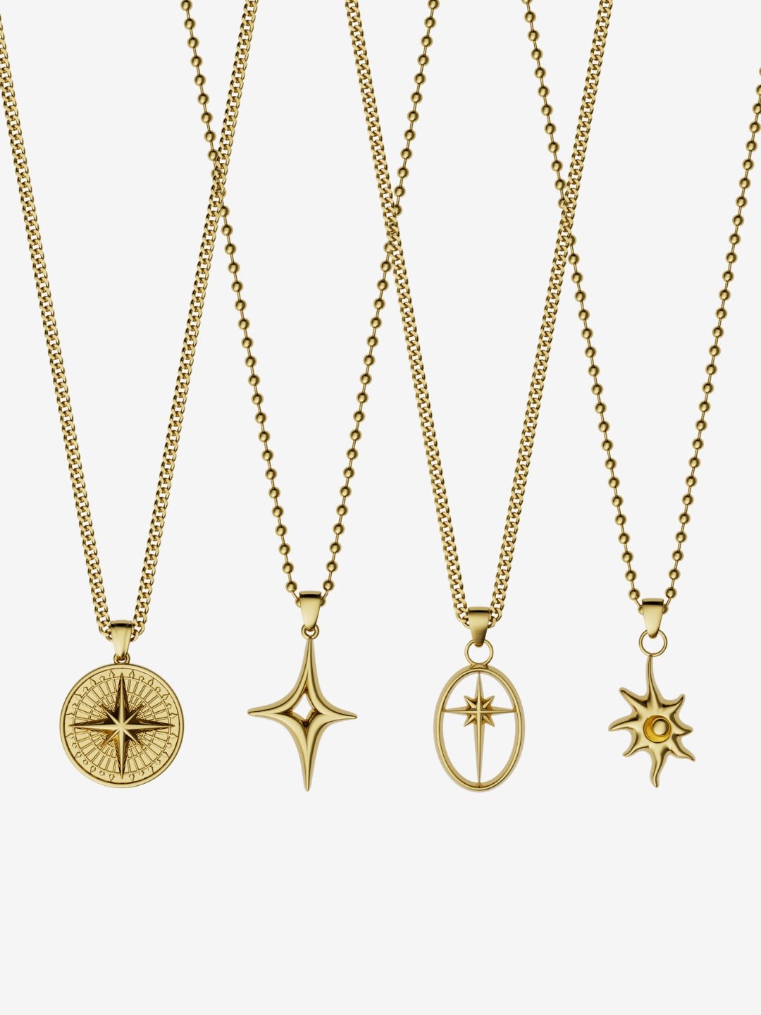 GALAXY CHAIN SET | 18K Gold