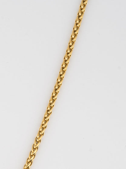 WHEAT CHAIN 3MM | 18K Gold