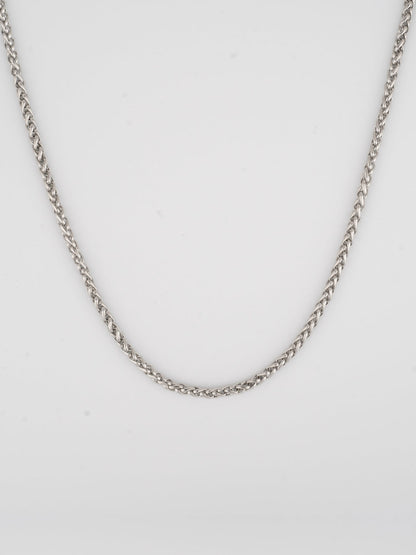 WHEAT CHAIN 3MM | Silver