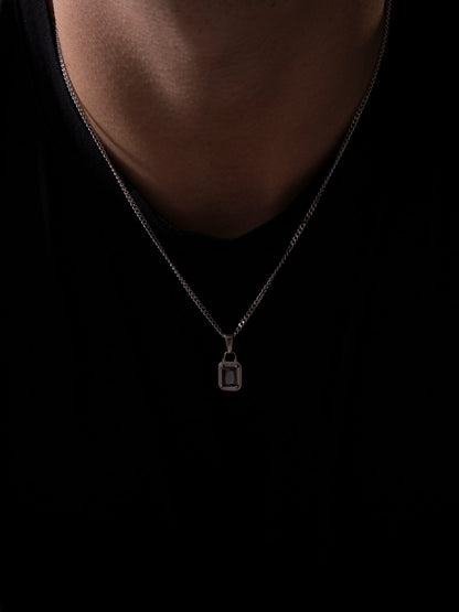 MIDNIGHT GEMSTONE CHAIN | Silver