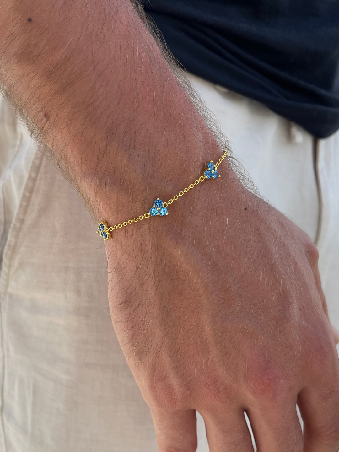 OCEAN CLOVER BRACELET | 18K Gold