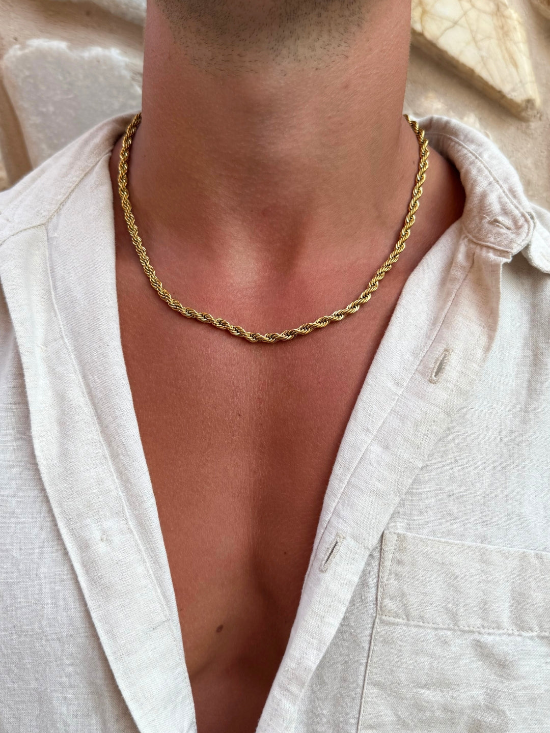 ROPE CHAIN 5MM | 18K Gold