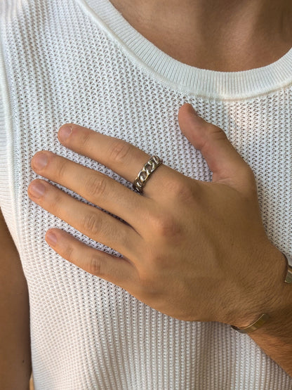 CUBAN RING | Silver