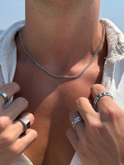 CUBAN CHAIN 3MM | Silver