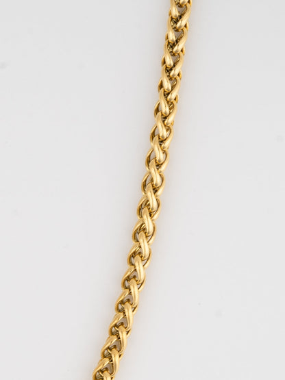 WHEAT CHAIN 5MM | 18K Gold