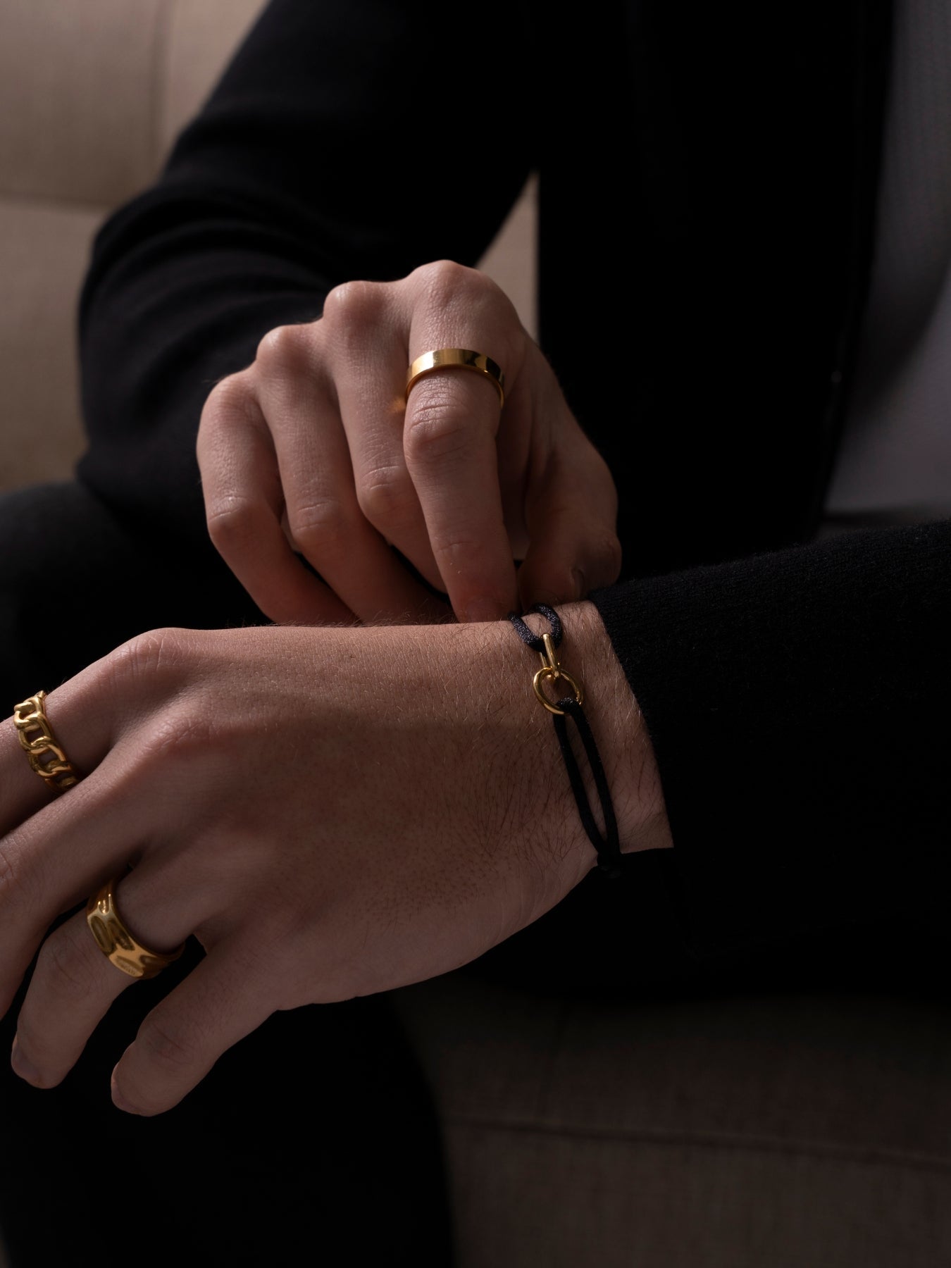 MIDNIGHT UNITY BRACELET | 18K Gold