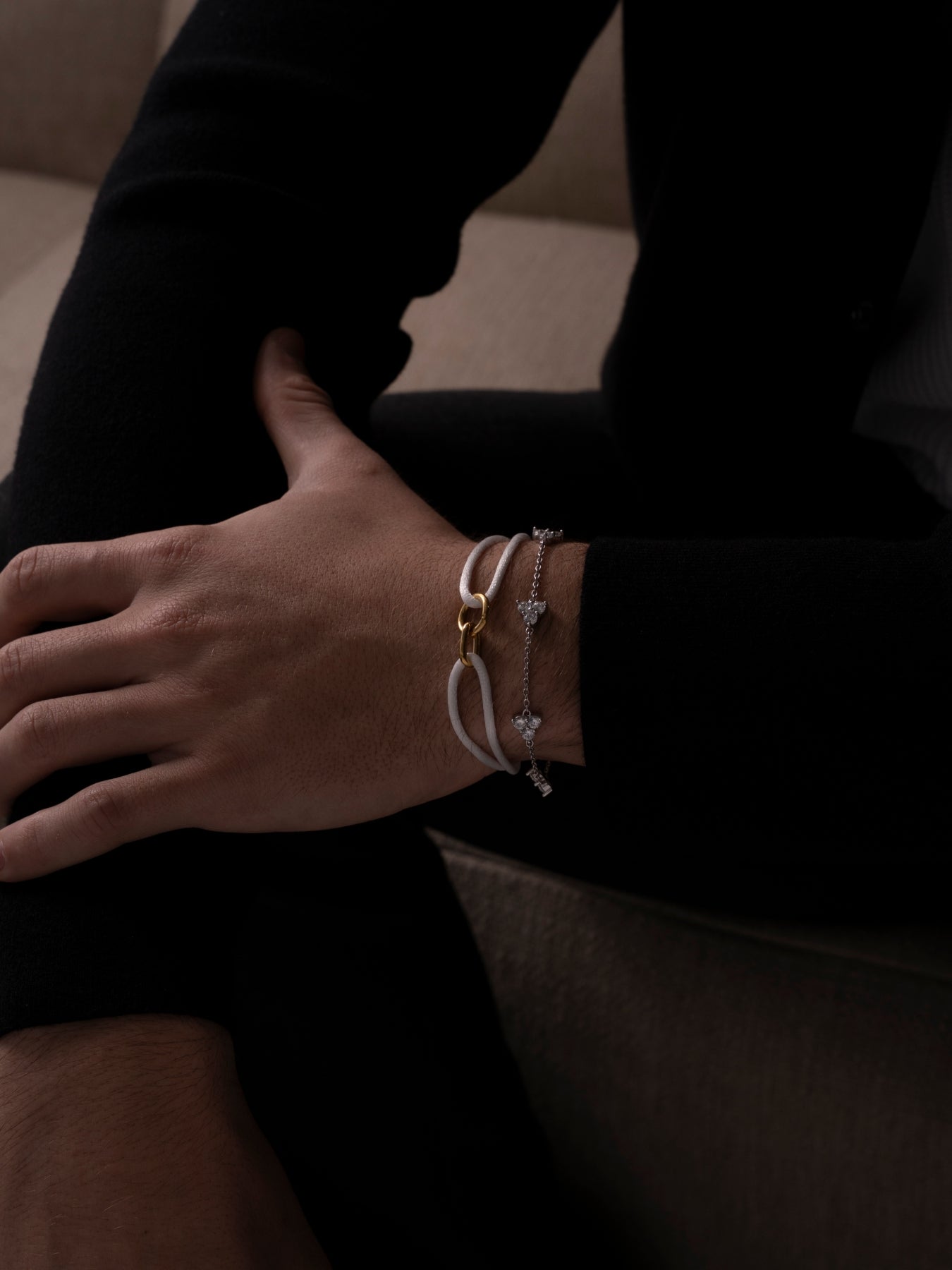 SNOW UNITY BRACELET | 18K Gold