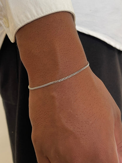 CUBAN BRACELET 1.8MM | Silver
