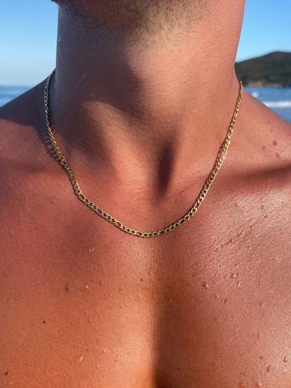 FIGARO CHAIN 3MM | 18K Gold