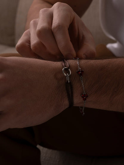 COFFEE UNITY BRACELET | Silver