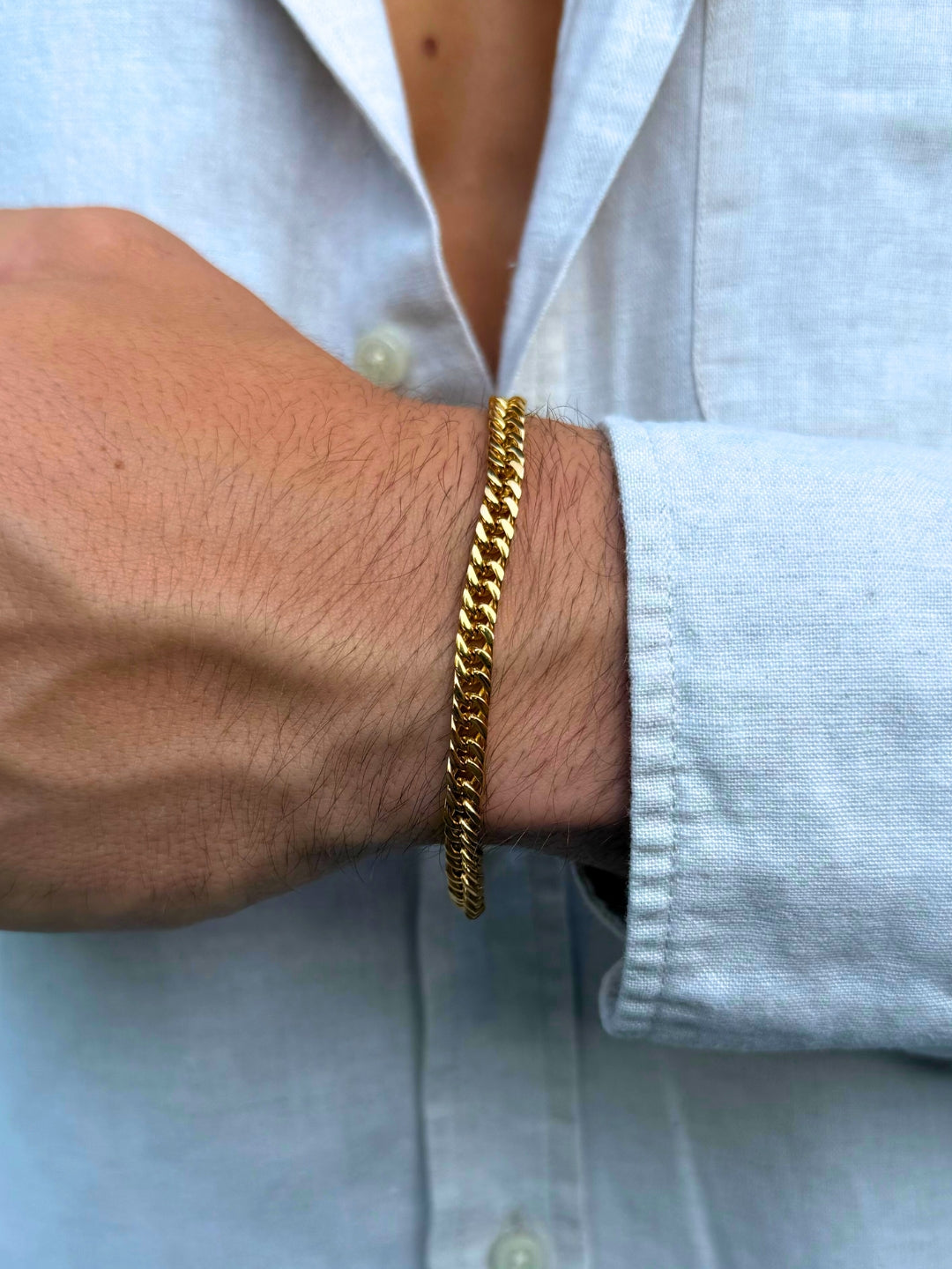 CUBAN BRACELET 5MM | 18K Gold