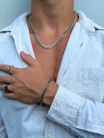 CUBAN CHAIN 5MM | Silver