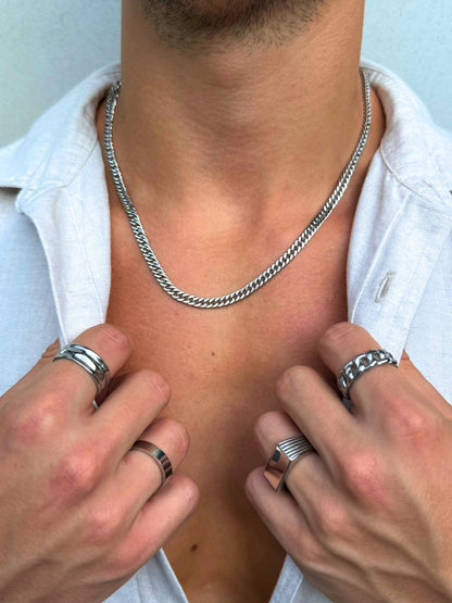 CUBAN CHAIN 5MM | Silver