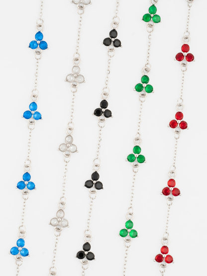 OCEAN CLOVER BRACELET | Silver