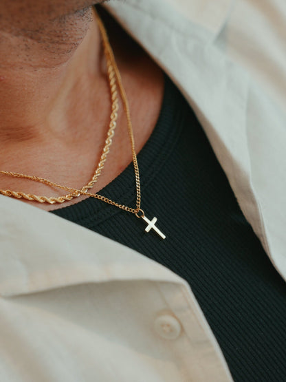 CROSS CHAIN | 18K Gold