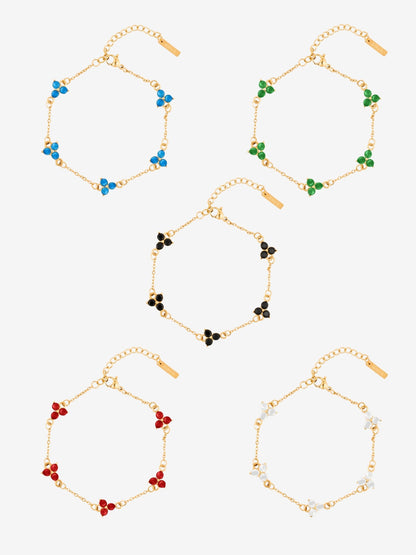 CLOVER BRACELET SET | 18K Gold